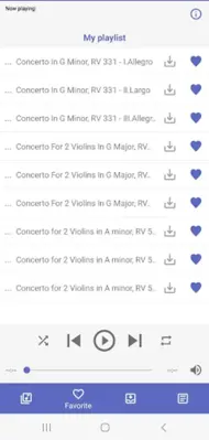 Antonio Vivaldi Music Works android App screenshot 2